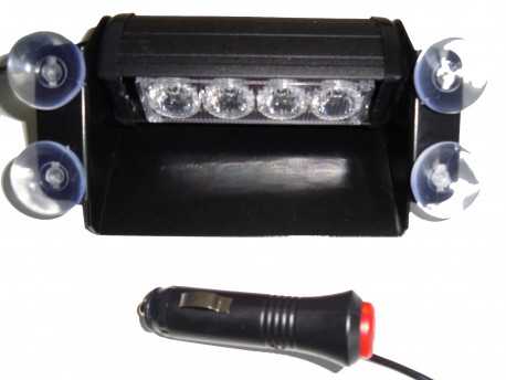 LED FLASH PARE BRISE 4 WATT 12V LED FLASH PARE BRISE 4 WATT 12V